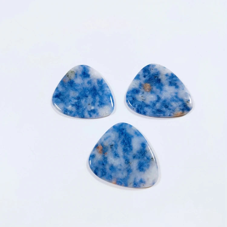 Huiying Wholesale Price Classic Rock Band Blue Spot Stone Guitar Accessories Picks For Sale