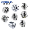 Drake Hydraulic Chuck 3 Jaw Hyduralic Lathe Chuck extra Large Through-hole Hydraulic Chuck CNC Machine Power Chuck