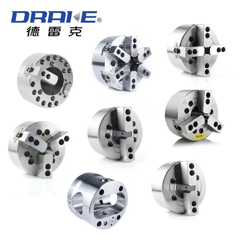 Drake Hydraulic Chuck 3 Jaw Hyduralic Lathe Chuck extra Large Through-hole Hydraulic Chuck CNC Machine Power Chuck