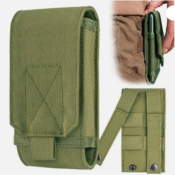 Outdoor National Tactical Molle Polyester Zipper Cell Phone Pouch Waist Holster Mobile Belt Hunting Phone Bag