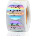Thank Youstickers 1.5 Inch Round Holographic Thank You for Supporting My Small Business Sticker for Envelope Seals