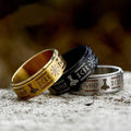 Custom Engraved Titanium Ring for Men Minimalist Fashion Jewelry Personalized Band Wholesale