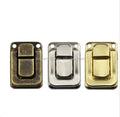 Stock Supply Box Accessories 27 X 40mm Gold Nickel and Antique Brass Metal Jewelry Box Locks