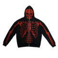 Custom Wholesale Winter Fashion Windproof Oversize Hoodie Rhinestone Full Zip up Hoodie Streetwear Hoodies