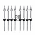 M10 Rail Mounting System Height Adjustable Photovoltaic Solar Mounting Roofs Stainless Steel Hanger Bolts Screws