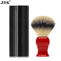 Custom Logo Men's Resin Handle Synthetic Hair Tube Shaving Brush for Wet Shave