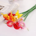 Simulation Calla Lily Wholesale PU Material Bride Holding Flowers Living Room Dining Table Place Home Decoration