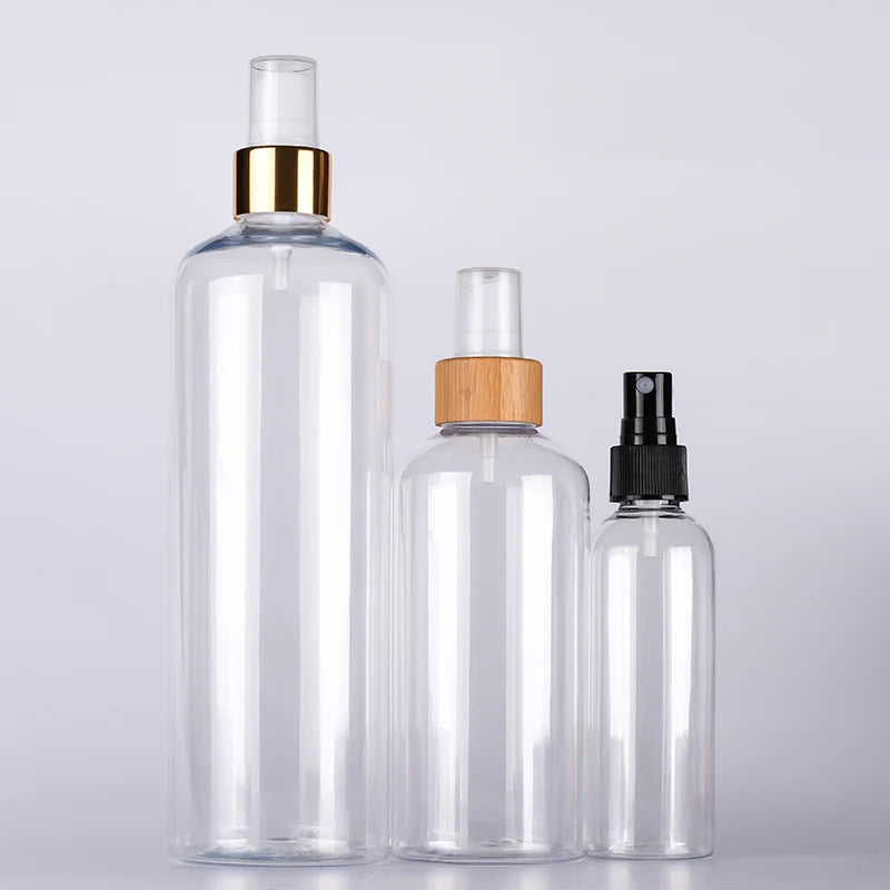 Wholesale 300ml 400ml 500ml PET Plastic Shampoo Bottle Body Wash Lotion Pump Bottle Skin Care Bottle for Packaging
