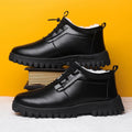 2026 Outdoor Winter Warm Wool Boots Fur Shoes Lined Snow PU Leather Casual Boots