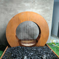 Corten Steel Pre-rusty Waterproof & Durable Wall Art Decor Garden Waterfall Water Feature