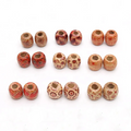 New Launched 9x10mm Fashion Mixed Color Diy Jewelry Accessories Painted Wooden Beads for Jewelry Bracelet