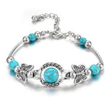 Fashion Alloy Bracelet Turtle Seahorse Pendant and Starfish Bohemian Beach Bracelet Fashion Cuff Bracelets for Women