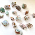 Green Flower Agate Free Form Healing Gemstone Crystal Green Cherry Blossoms Agate Free Form Mineral Specimen