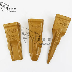 Excavator Parts Hx55 Hx60 Yellow Extra Sharp Flat Bucket Tooth Bucket Teeth