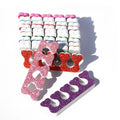 Wholesale Heart Shape Sponge Toe Separator Toe Stretcher Foot Care Nail Art Tools