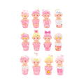Resin Bottles Food Drink Pink Cherry Blossom Cup Doll Charm Empty Dollhouse Miniature Coffee Cartoon Character Tiny Toy for Kids