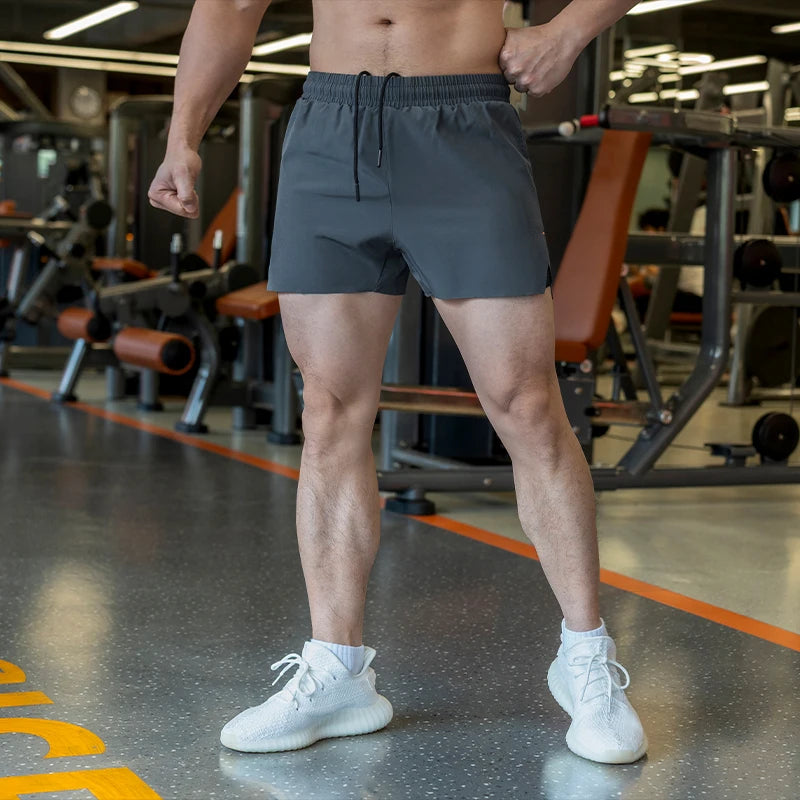 Fitness Summer Reflective Men's Sport Workout Breathable Running Shorts