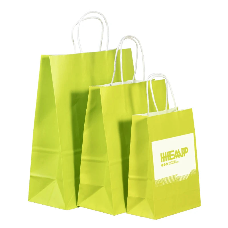 Eco-Friendly Classic Paper Gift Bag with Custom Logo Flexo Printing Custom Size & Patch Handle for Daily Use
