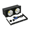 New Custom Manufacturer Low Price Stage Wedding Party 2x100W 2in1 COB Led Audience Blinder Light