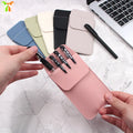 Leather Pen Case Pocket Pencil Case Holder Pen Pouch Organizer for Doctor Nurse Pocket