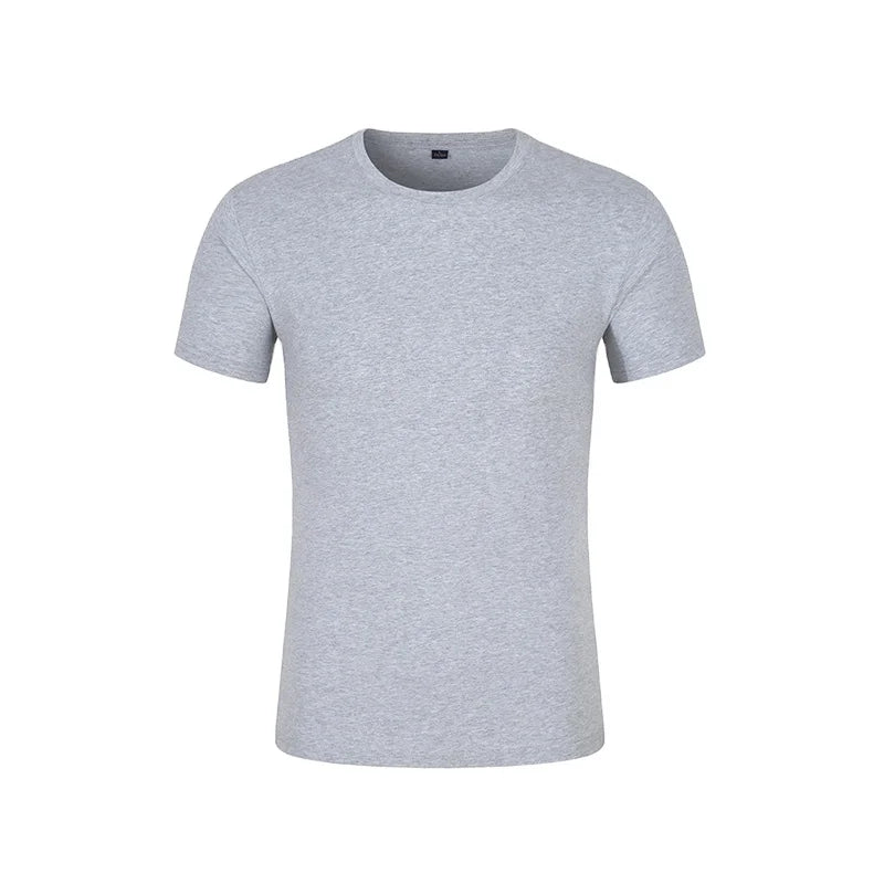 Men's Unisex 200 Gram Moisture Wicking Custom Logo T-Shirts Oversized 3D Anime Solid Pattern for  Shirts Slim Knitted Casual