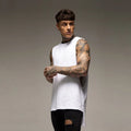 New Arrival Summer Streetwear Vest Tank Gymwear Large Fitness Vest Loose Sports Men's Cotton Tank Top