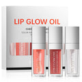 Herbal Mineral Waterproof Matte Moisturizing Liquid Lip Gloss Lip Plumper Oil Lipstick 3pcs Set