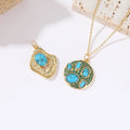 Dubai Unique 14K Gold Plated Jewelry Necklace Pendants