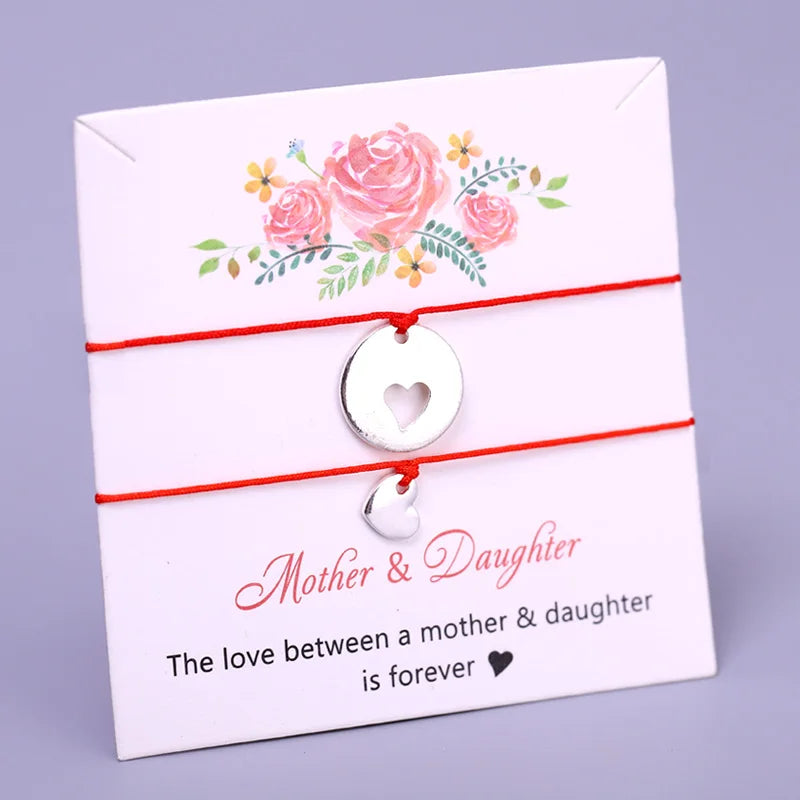 Mother Daughter Grandma Granddaughter Aunt Soul Sister Godmother Tree of Life Pinky Promise Compass Heart Stars Charm Bracelets
