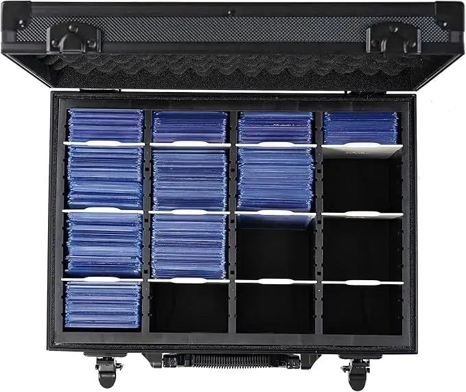 Card Case Storage for Graded Sports Cards - Basketball Football Trading Card Holder Waterproof Protective Organizer Box