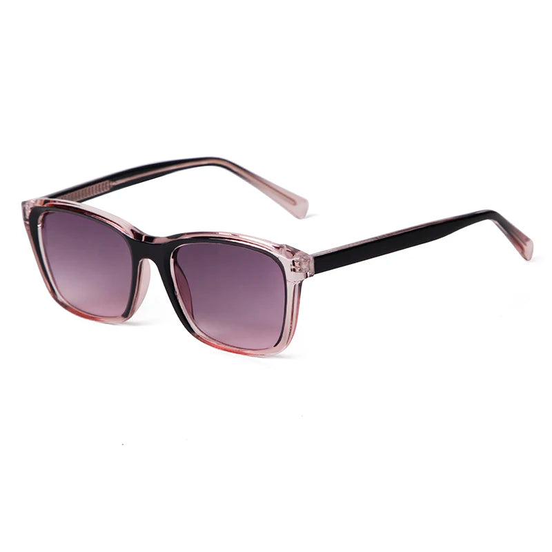 ADE WU STY35017M Vintage Women Square Sunglasses Designer Famous Gradient Sun Glasses Shades with UV400 Protection Lenses Female