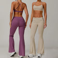 YIYI High Waist Leggings Scrunch Butt Gym Fitness Sets Fashion Gym Clothing Two-piece Soft Fabrics Women Tight Yoga Suit