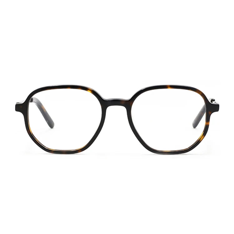Wholesale Custom Logo Acetate with Metal Frame Anti Blue Light Eyeglasses Women Glasses Eyewear