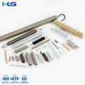 Custom Stainless Steel Music Wire Galvanized Sturdy Coil Industrial Heavy Duty Long High Tension Extension Spring with Loop Ends