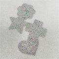One Time Fashion Noctilucent Gorgeous Luminous Glittering Powder Chest Paste Shiny Nipple Cover Sticker