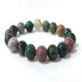 Large Wholesale Live Stall Scenic Spot Hot Selling Colorful Jade Agate Water Plants Agate Bracelet Indian Agate Bracelet