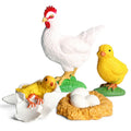 Morefun Solid PVC Simulation Insect Animal Model Toys Educational Teaching Tools for Chicken Life Cycle Fun Animals Dinosaurs