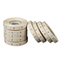 Custom Clothing Size Labels Woven Satin Numbers Garment Size Label