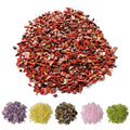 Wholesale 5-8 mm Natural Raw Stone Crystal Chips Gravel Crafts Fish tank Garden Road Decor