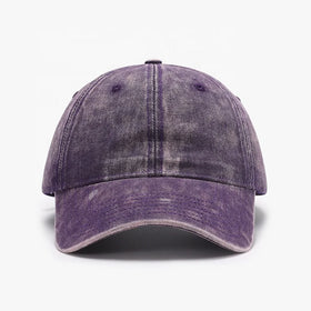 WD-A1103 Washed Cotton Baseball Cap for Men and Women Retro Soft Top Casual Vintage Cap