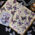 20pcs/pack PET sticker pack Butterfly Dance Series Butterfly Heterosexual Handbook Decoration Material
