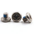 M3 Nylon Patch Bolt Round Head Machine Carbon Steel Locking Screw Nylock Thread Locking Anti Loosing Screws