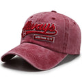 Wholesale Cowboy Street Style Classic Baseball Caps WASHED 3D Embroidery Sports Caps Sun Protection Hat