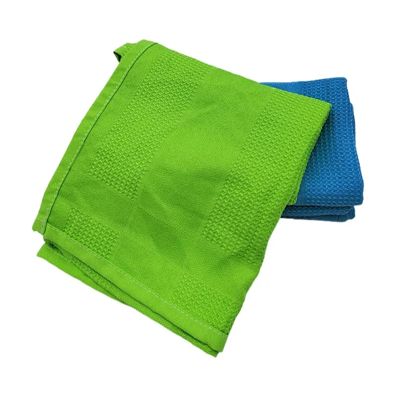 Hot Sale New Design Multi-function Car Wash Microfiber Waffle Towel Golf Towel