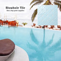 China Factory Supply Low Water Absorption Rate 259X259X6MM Triangle Mosaic Tile Floor for Outdoor Swimming Pool