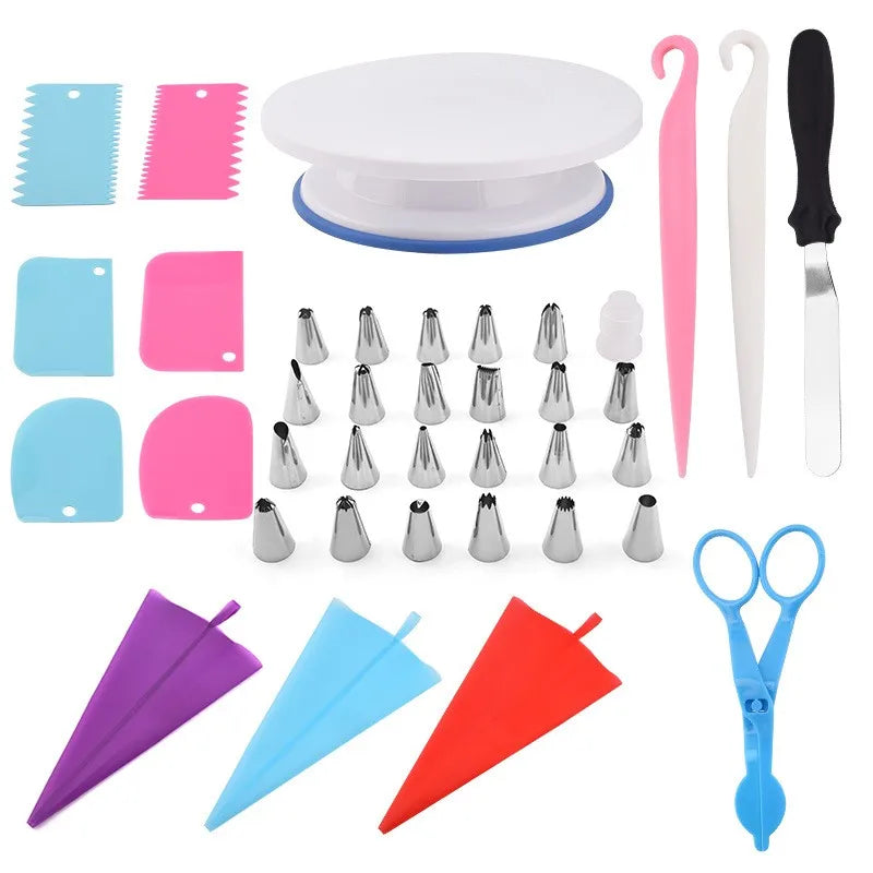 Kitchen Baking Cake Accessories Kit Cake Decorating Tools Christmas Party DIY Cake Tool Sets
