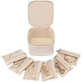 Hot Selling Travel Jewelry Set Box Jewelry Organizer Storage Pouch with 6 Zipper Pockets Small Jewelry Bag for Women