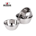 Zhenneng Polished Stainless Steel LFGB Certified Modern Eco-Friendly Soup Salad Mixing Serving Bowls 24cm