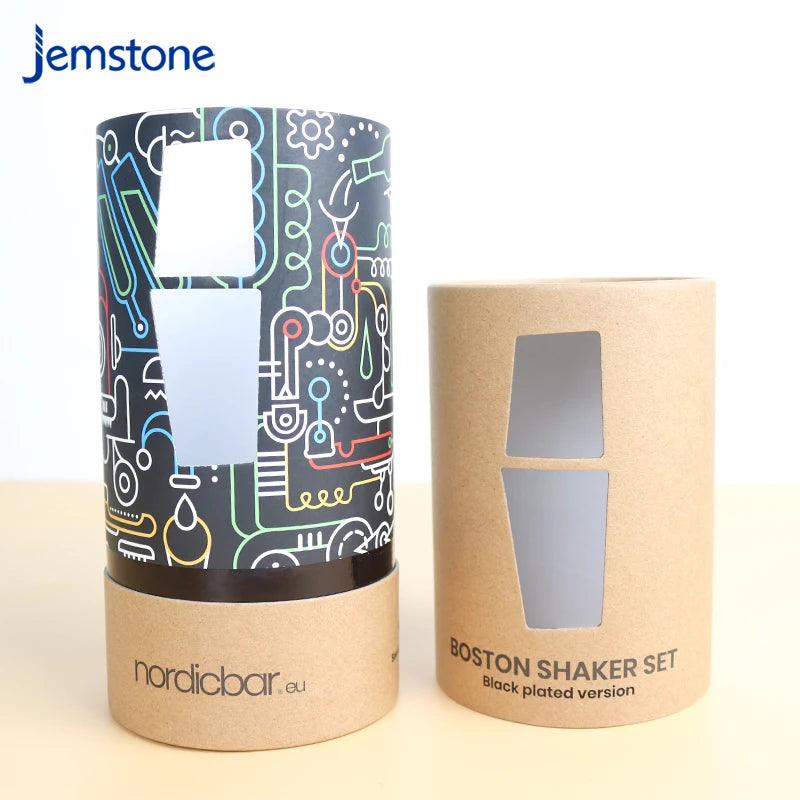 Custom Food Grade Eco Friendly Cardboard Tube Packaging Paper Box for Coffee and Tea Packaging