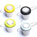 Customized Logo Eco-Friendly Folding Double Handle Fine Mesh Loose Leaf Tea Strainer/Filter/Infuser Stainless Steel with Lid